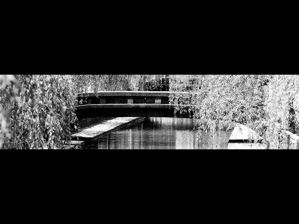 刻鈑「城崎温泉の太鼓橋」